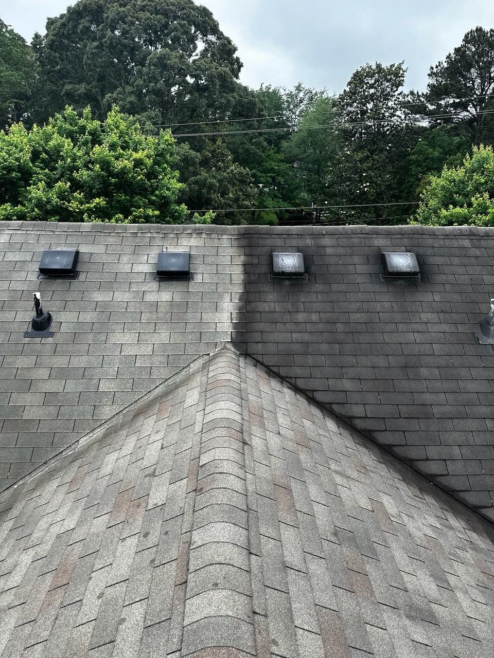 Roof Soft Washing in Buckhead
