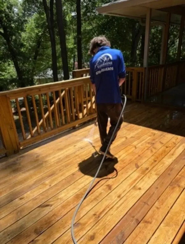 Deck cleaning